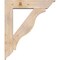Ekena Millwork Funston Traditional Smooth Bracket w/ Offset Brace, Douglas Fir, 7 1/2"W x 34"D x 40"H BKT0806X34X40FST01SDF - alternate 4
